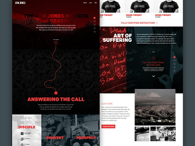 Online Gym Page Layouts