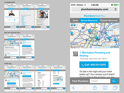 Mobile Responsive Web Version mobile plumber responsive web