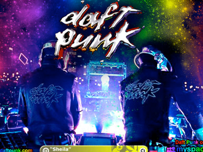 Daft Punk daft punk music myspace sxsw title treatment