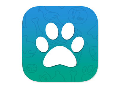 Pet App Icon animals app ios iphone pets shelter