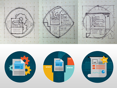 Work in Progress - Business Concepts business concepts icon icons illustration modern plain