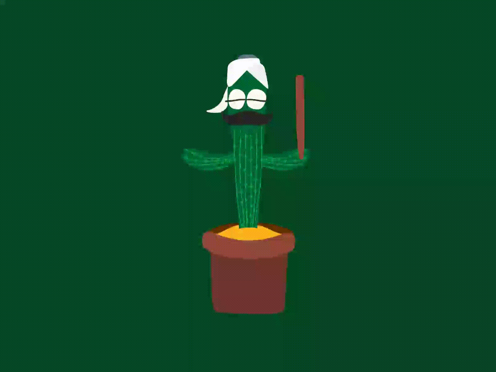 Dancing cactus : The Egyptian Version XD 2danimation animation animation2d animationart cactus dailyanimation dance dancing cactus egyptian practice