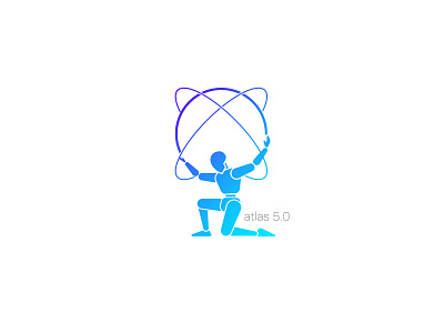 atlas 5.0 branding design logo software technology vector