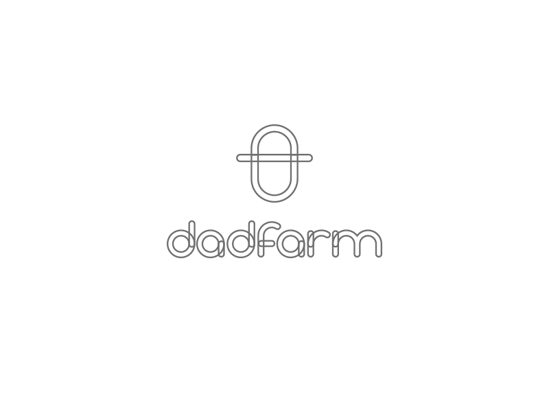 dadfarm branding logo