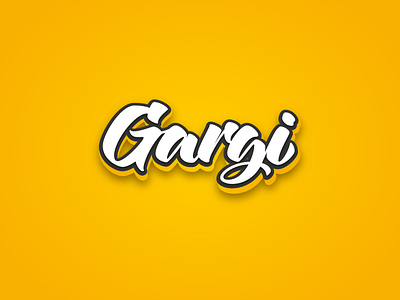 Gargi branding cafe food logo