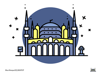 蓝色清真寺伊Blue-Mosque