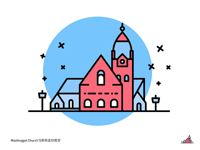 Masthugget Church马斯塔盖特教堂 architecture hall icon