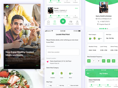 THCM Food Application application for food branding creative mobile app design food app design home cooked food app mobile app design mobile app design agency mobileappdesign typography ui uiuxdesign ux ux design