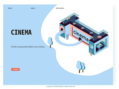 2.5D-CINEMA 2.5d flat，illustrations，people illustration