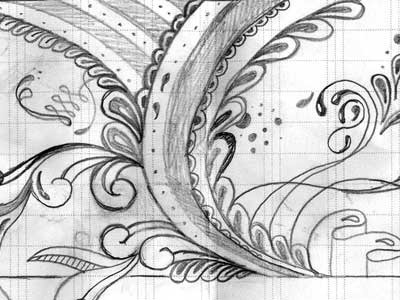 Swirls sketch pencil sketch swirls