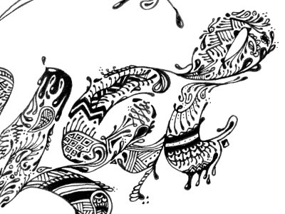 Royal - 'al' detail illustration swirls typography