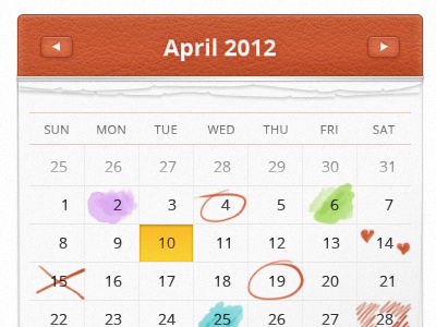 Image Preview calendar design hand drawn icon open sans ui