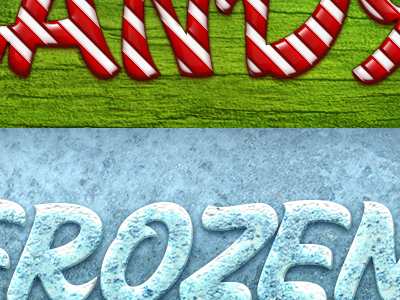 Christmas Styles christmas texture typography