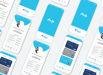 Nations Trust Frimi App Redesign Concept bank ui illustration sri lanka sri lankan ui ux wallet ui