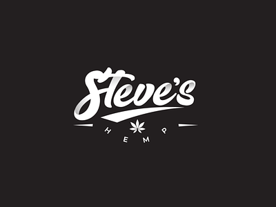 Steve's Hemp Logo branding company logo design flat hemp hemp logo hemp oil icon illustration logo logo design vector weed logo