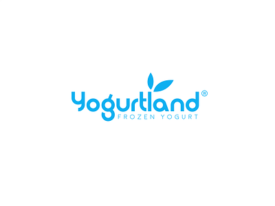 Yogurtland Logo branding design flat food food logo icon illustration logo logo design vector yugard