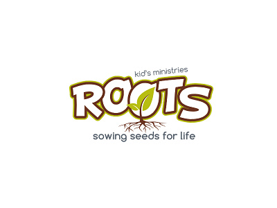 Roots Kid S Ministries Logo branding design flat icon logo logo design vector