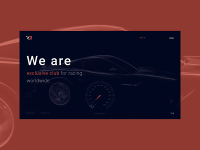 Rentarace action action sports adaptive design blue booking car booking luxury cars promo red speed speedometer sport cars ui ui design uidesign uiux web web design webdesign website design