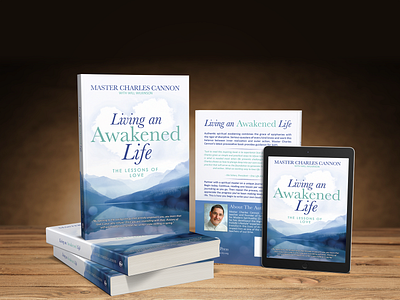 Living awakened life Book book cover design
