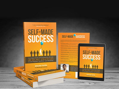 Self Made Success Book book cover design