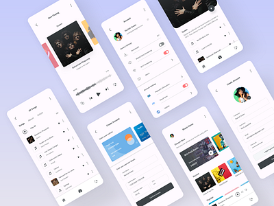 Music Player Kits by Shuvo Cold on Dribbble