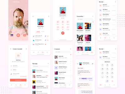 Phone Contacts Manager by Shuvo Cold on Dribbble