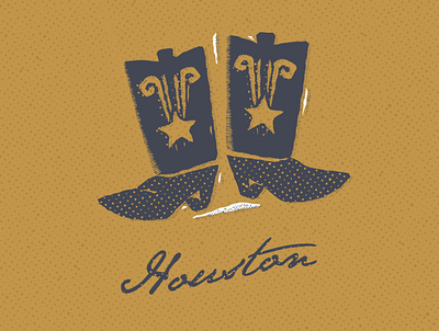 Boots design houston illustration texas vector vectors