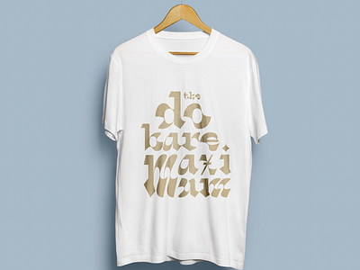 Bare Maximum Shirt design illustrator texture type vector