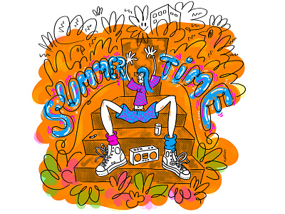 Summer Time illustration illustrations summer time