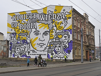 MURAL: Women Know What They Do andrzej wieteszka feminism illustration mural street art wall painting wieteszka