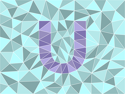 U 36daysoftype 36daysoftype07 adobe illustrator aqua design purple type typography vector vector art