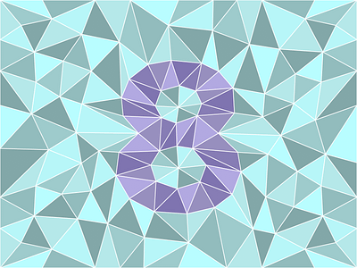 8 36daysoftype 36daysoftype07 adobe illustrator aqua illustration illustrator purple type typography vector art