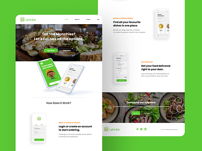 Lets Eat! (Website Design)