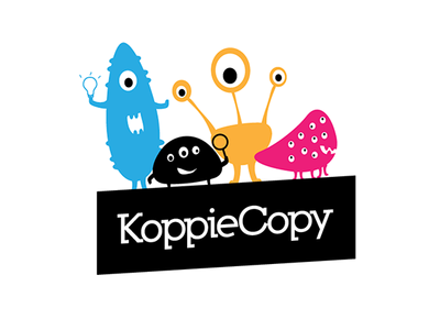 Corporate Identity KoppieCopy branding design icons illustration logo type vector