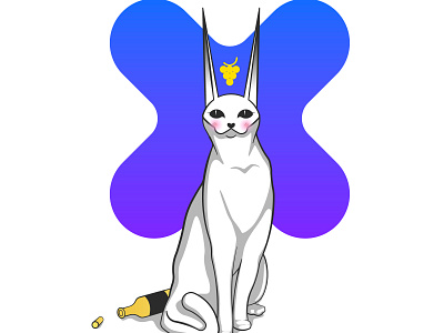Slut illustration illustrator kitty symbol texture