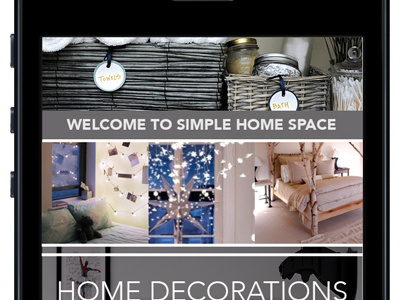 Simple Home Decorating iPhone Splash