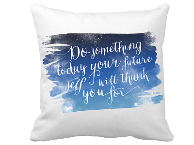 Throw Pillow decorating home quote type typography