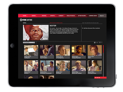 Showtime RFP - Video on Demand iPad