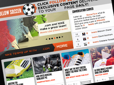 Soccer Interest Page app community ipad nike soccer