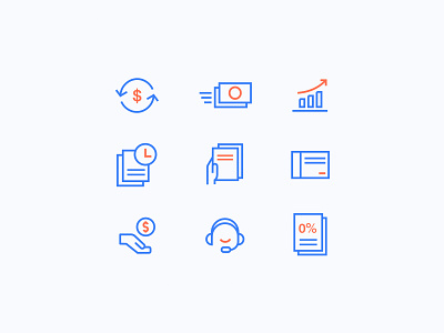 Icons credit design fin tech fin tech icon artwork icons icons design icons set redesign web