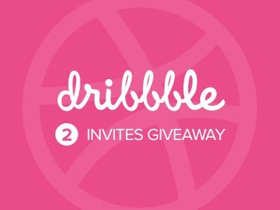 2 Dribbble invites giveaway