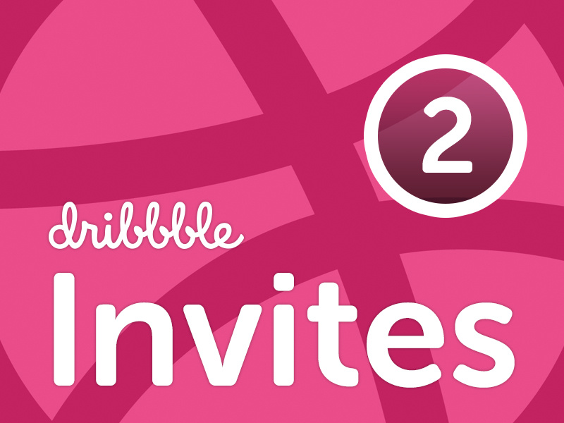 Dribbble Invites invites logo dribbble ui illustration