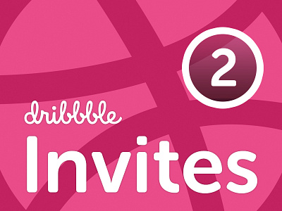 Dribbble Invites dribbble illustration invites logo ui