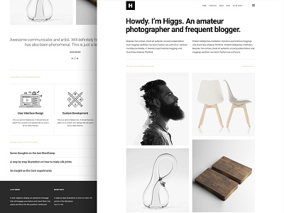 Higgs - A portfolio WordPress theme
