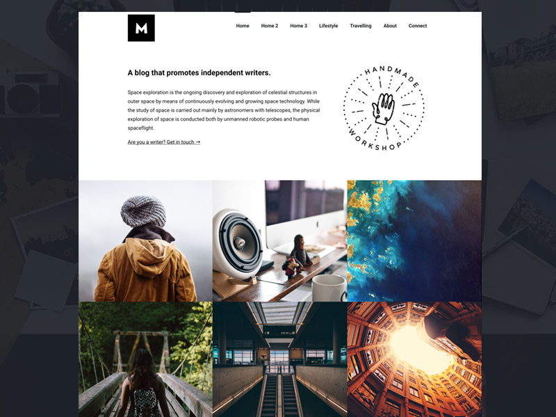 Mono - A Modular Blogging Theme for WordPress theme minimal themeforest blogging wordpress