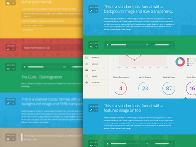 Tumblog style Theme preview