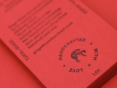 Handcrafted With Love branding hand stamped handcrafted handmade visual identity