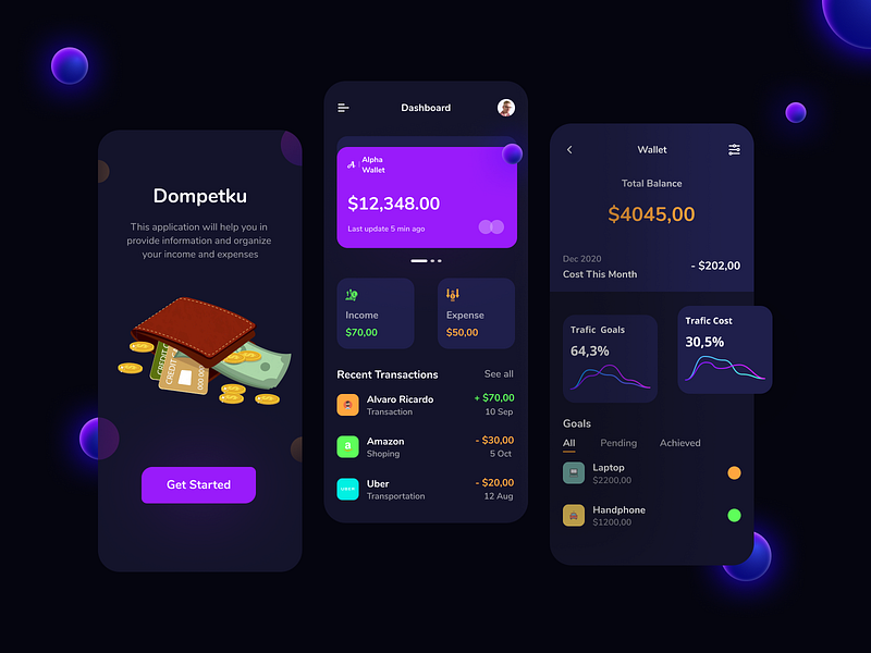 Money Management App 💰 by Galvanis Kelvin Alpharezzy on Dribbble