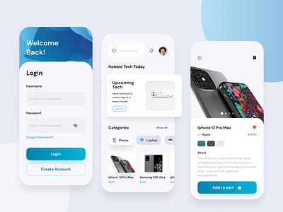 Tech Ecommerce App by Galvanis Kelvin Alpharezzy on Dribbble