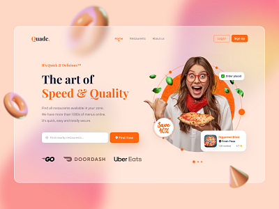 Food Landing Page Header